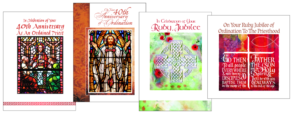 40th anniversary of ordination cards