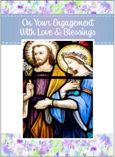 betrothal painting mary and joseph engagement card
