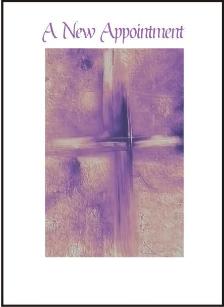 priest new appointment card cross art