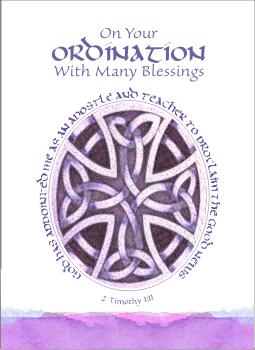 ordination to the priesthood card celtic cross