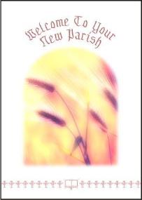 new parish priest card wheat design