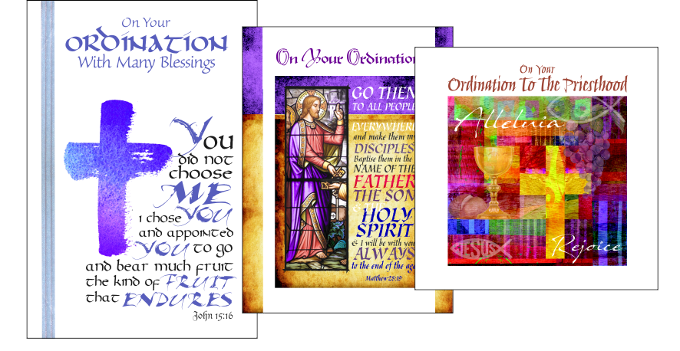 priest ordination cards
